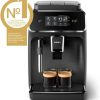 Philips 2200 Series Fully Automatic Espresso Machine, Classic Milk Frother, 2 Coffee Varieties, Intuitive Touch Display, 100% Ceramic Grinder, AquaClean Filter, Aroma Seal, Black