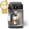 PHILIPS 4400 Series Fully Automatic Espresso Machine – 12 Hot & Iced Coffees, Quick-to-Clean LatteGo Milk System, SilentBrew, QuickStart, Ceramic Grinder, Black Chrome